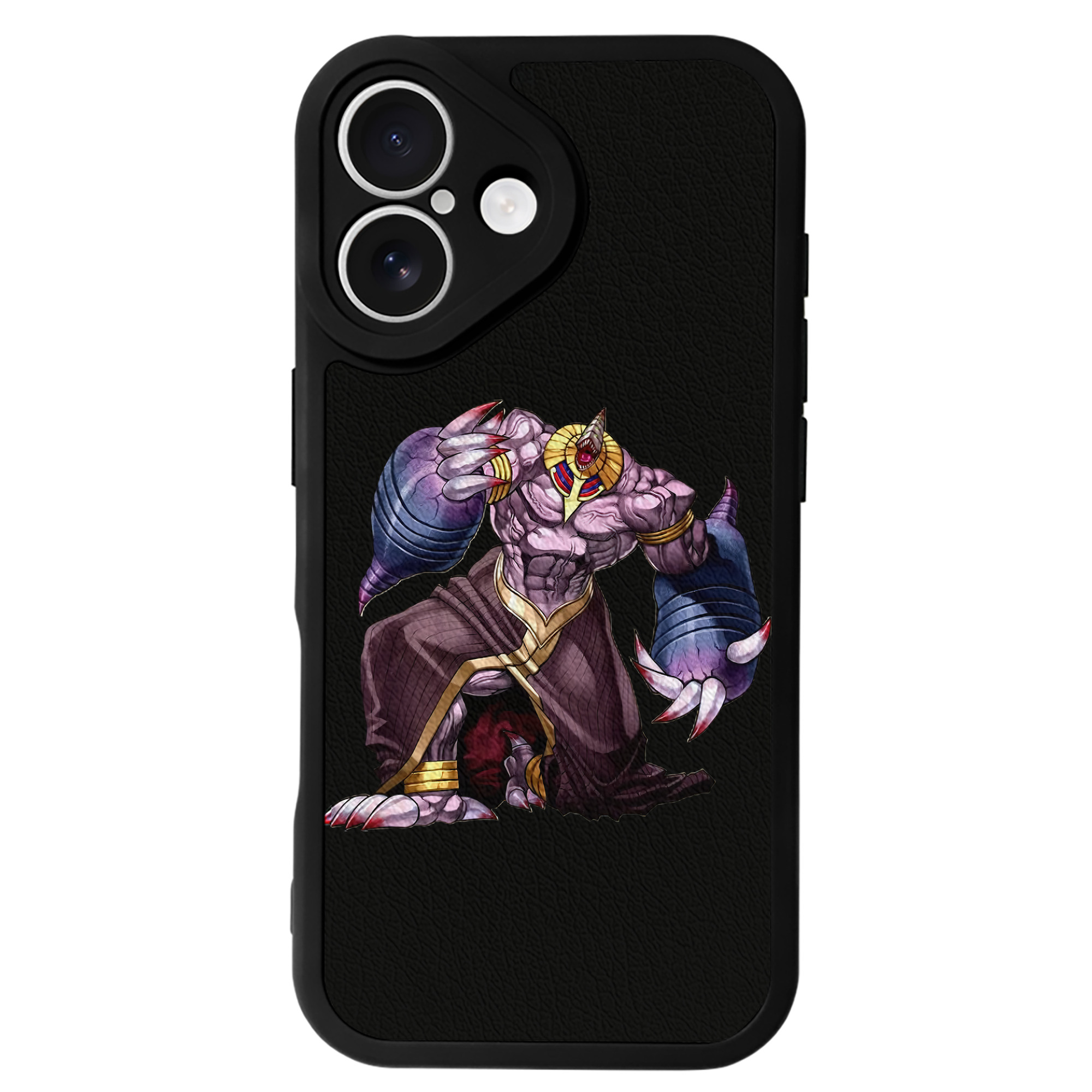 （画像用） 遊☆戯☆王 Yu-Gi-Oh! 【iPhone 16シリーズ対応】シリコンスマホケース（レザー調） 材質：シリコン